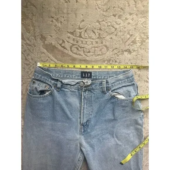 Vintage 90s GAP High Rise Tapered Jeans Women’s Size 8 100% Cotton - Picture 5 of 7